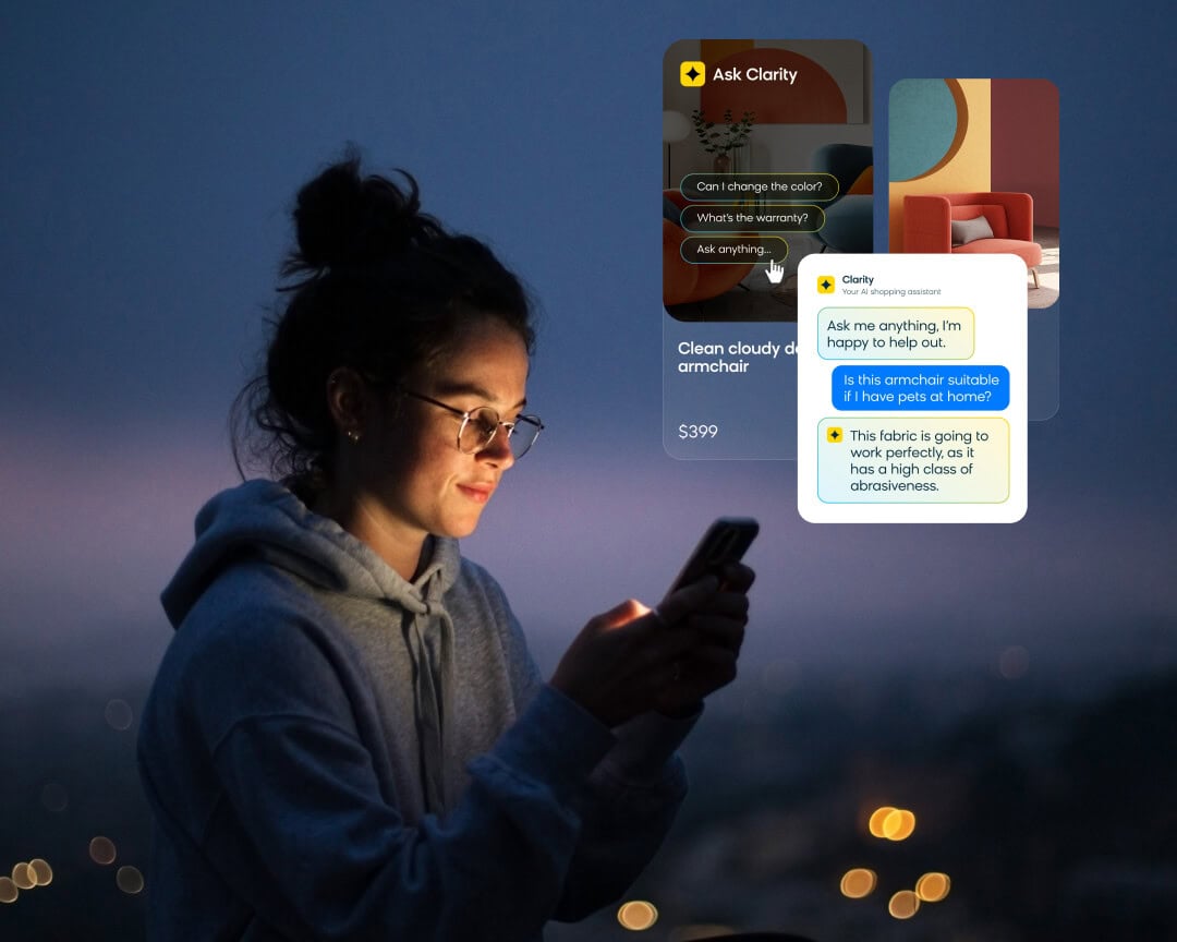AI shopping assistants helping customers find the right products