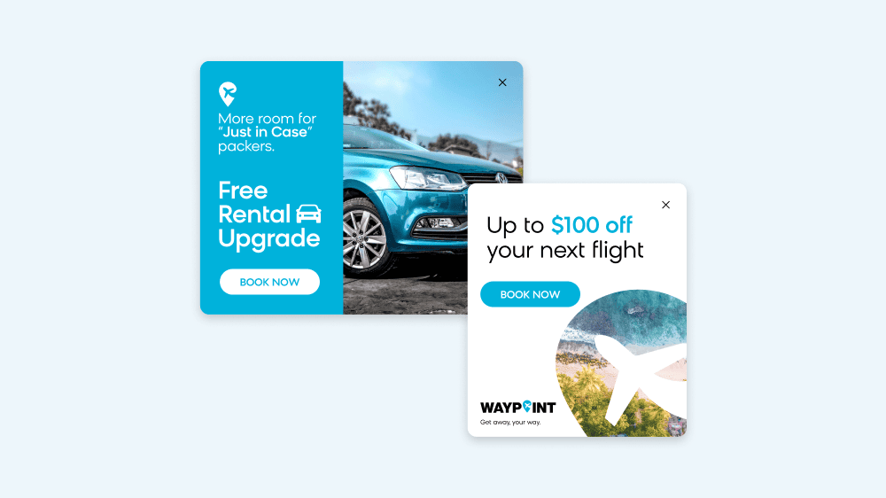 Bloomreach showing how their product can personalize offers based on customer preferences using contextual personalization