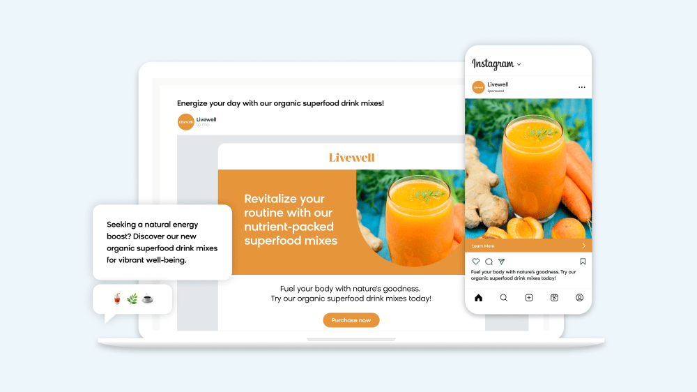 Bloomreach showing how their product can use AI to automatically send marketing campaigns to customers at the optimal time for engagement