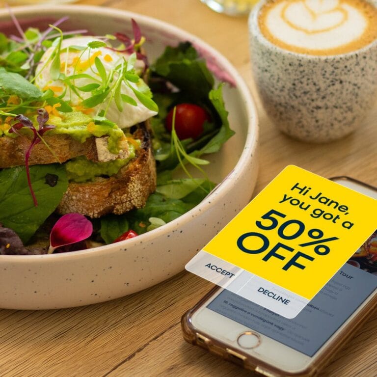 Offer for 50% on a mobile phone