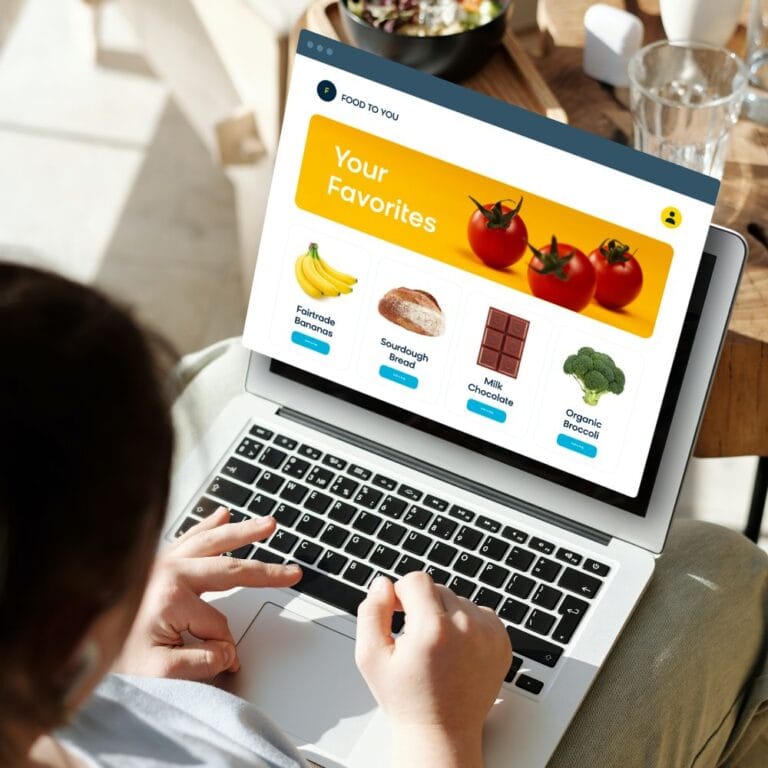 Shopping for groceries online