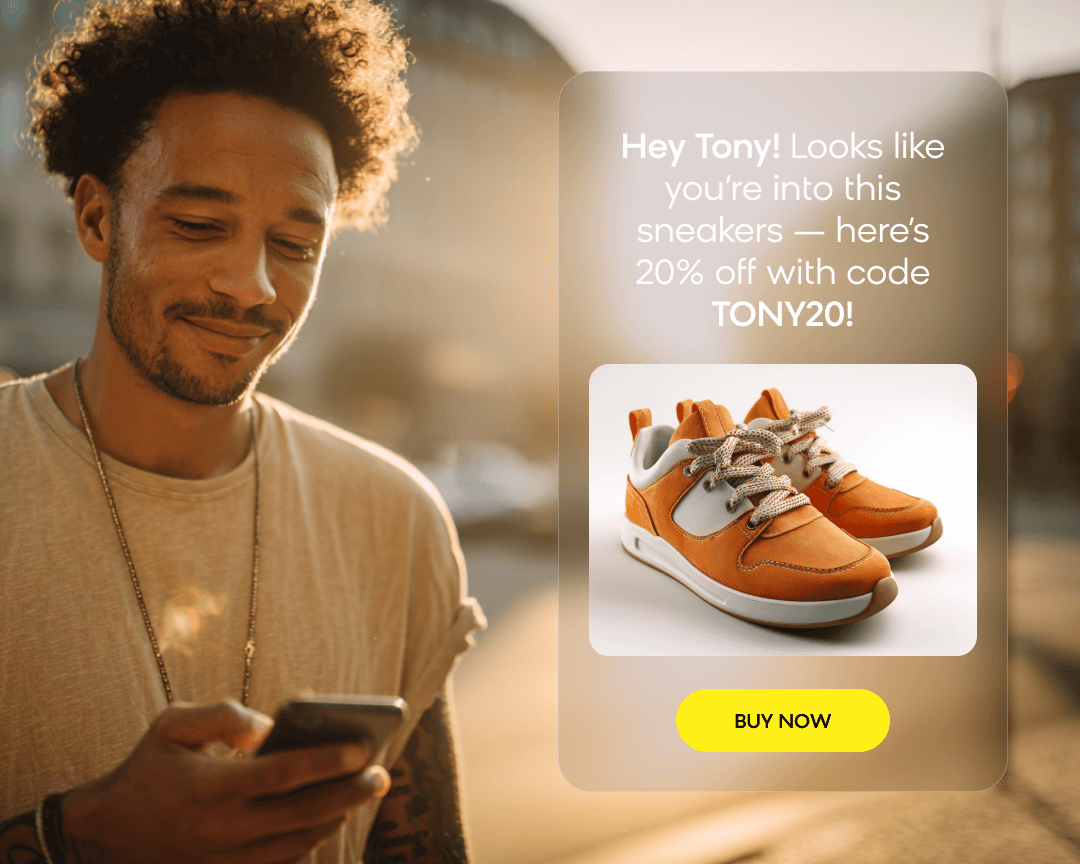 Customer Receiving Personalized Email Promotion Post-Cart Abandonment