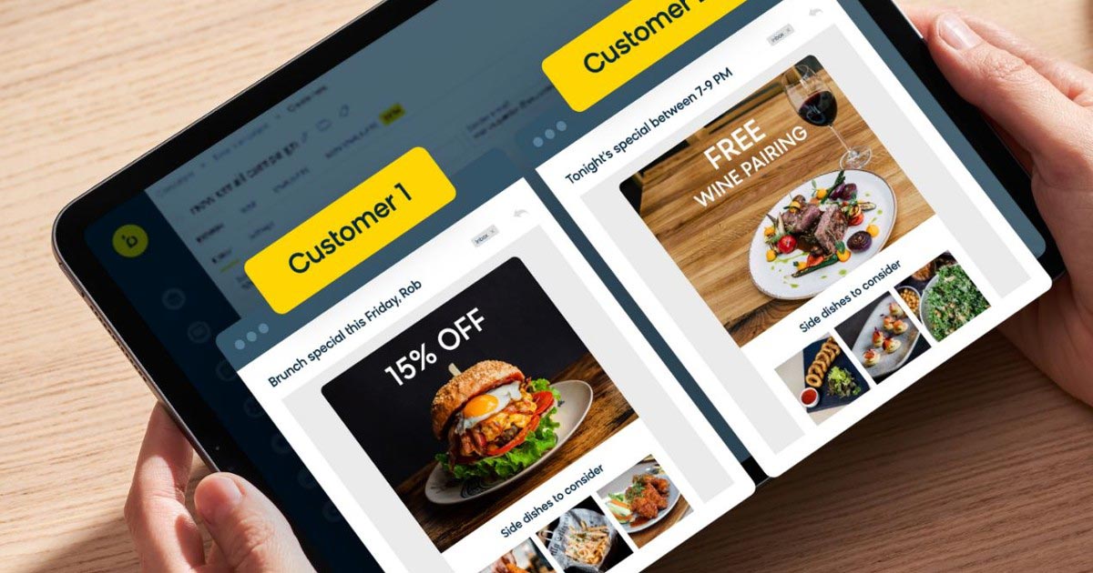 customer comparisons for personalization