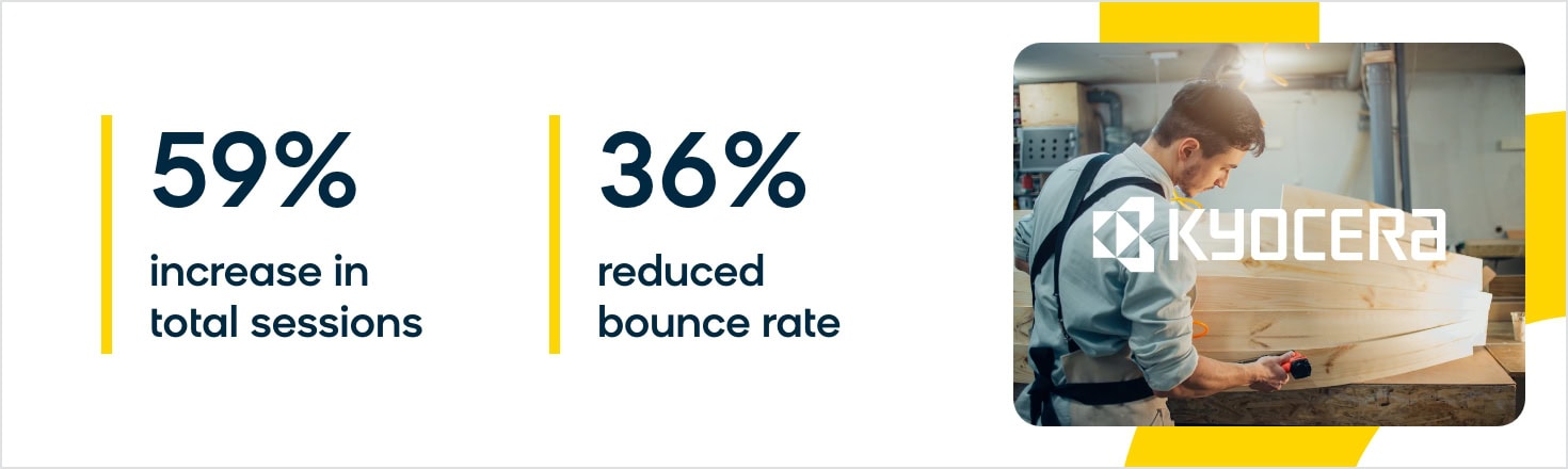 Kyocera SENCO results with Bloomreach